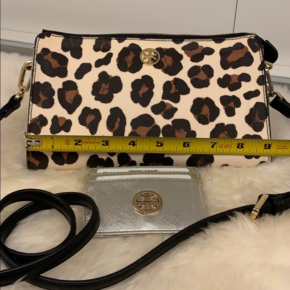 Authentic Tory Burch BUNDLE crossbody & card case